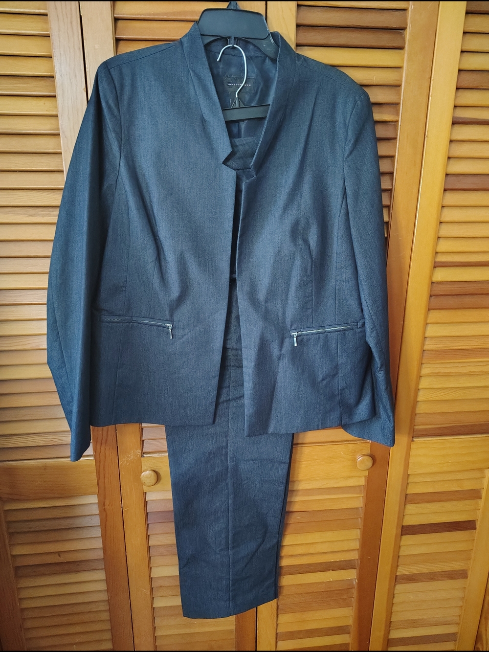 Women's Navy Blue Professional Jacket & Pants Suit